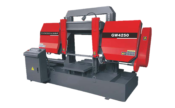 雁江GW4250双柱龙门卧式带锯床
